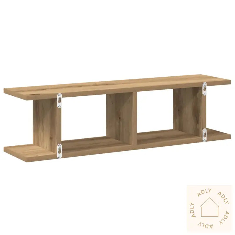 Vegghyller 2 Stk Artisan Eik 75X18X20 Cm Konstruert Tre