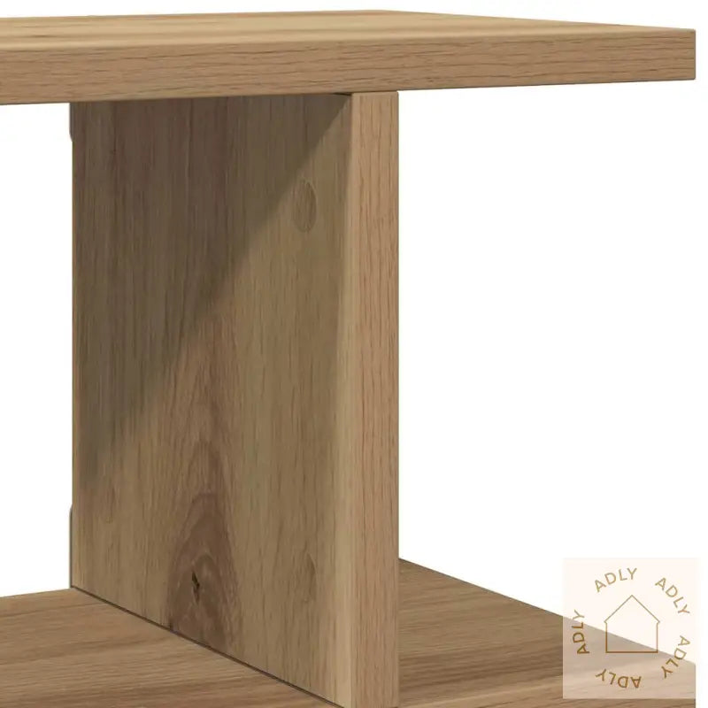 Vegghyller 2 Stk Artisan Eik 105X18X20 Cm Konstruert Tre