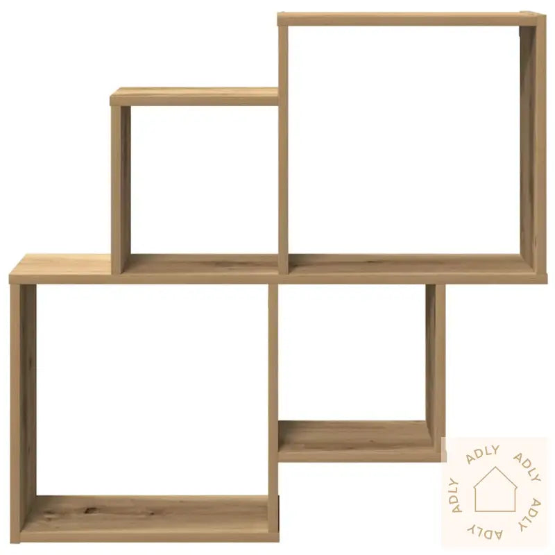 Vegghylle Artisan Eik 80X15X78,5 Cm Konstruert Tre