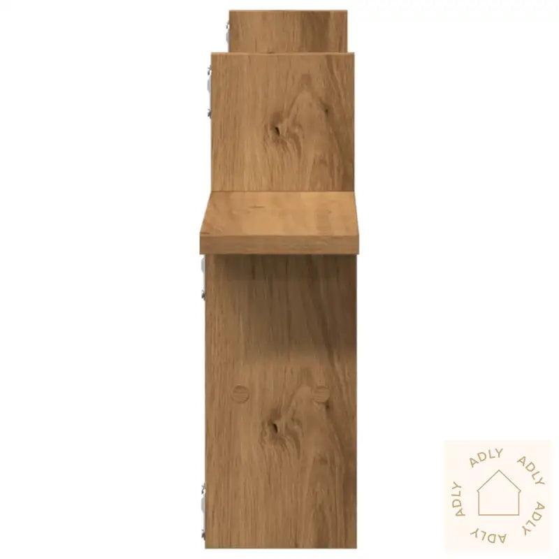 Vegghyller 2 Stk Artisan Eik 38X12X38 Cm Konstruert Tre