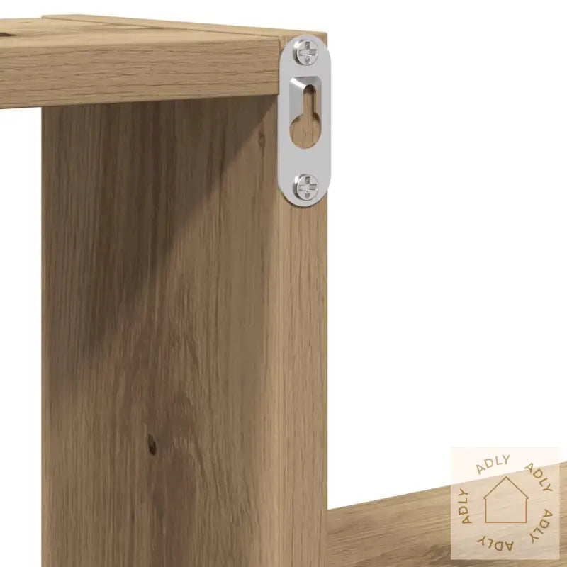 Vegghyller 2 Stk Artisan Eik 100X15X20 Cm Konstruert Tre