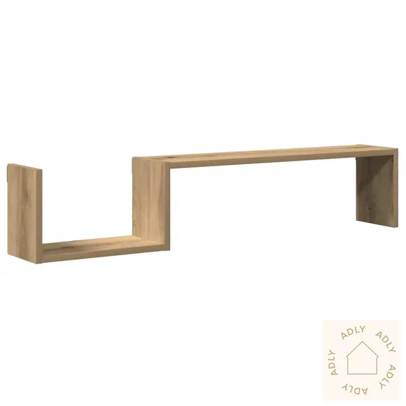 Vegghyller 2 Stk Artisan Eik 100X15X20 Cm Konstruert Tre