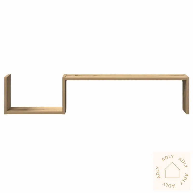 Vegghyller 2 Stk Artisan Eik 100X15X20 Cm Konstruert Tre