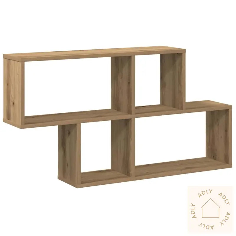 Vegghylle Artisan Eik 100X18X53 Cm Konstruert Tre