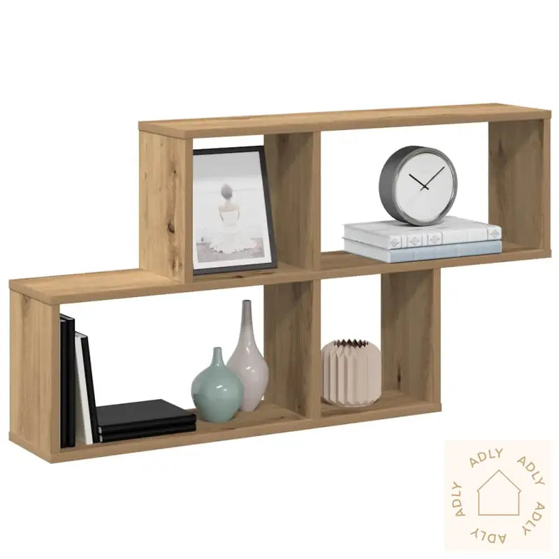 Vegghylle Artisan Eik 100X18X53 Cm Konstruert Tre