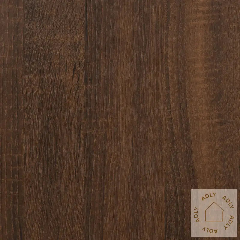 Vegghylle Brun Eik 102X30X29 Cm Konstruert Tre