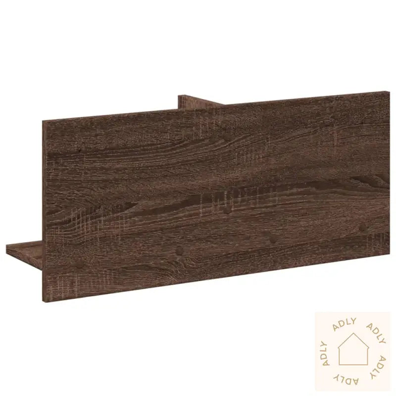 Veggskap 70X16,5X30 Cm Brun Eik Konstruert Tre