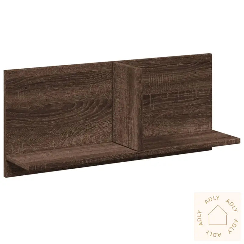 Veggskap 70X16,5X30 Cm Brun Eik Konstruert Tre