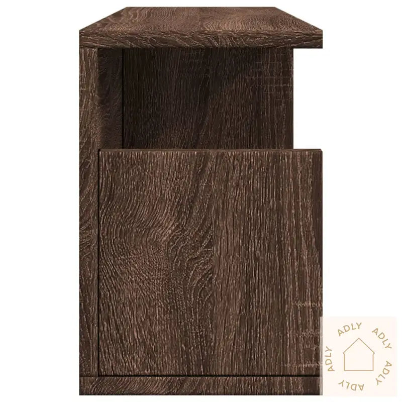 Veggskap 60X20X30 Cm Brun Eik Konstruert Tre