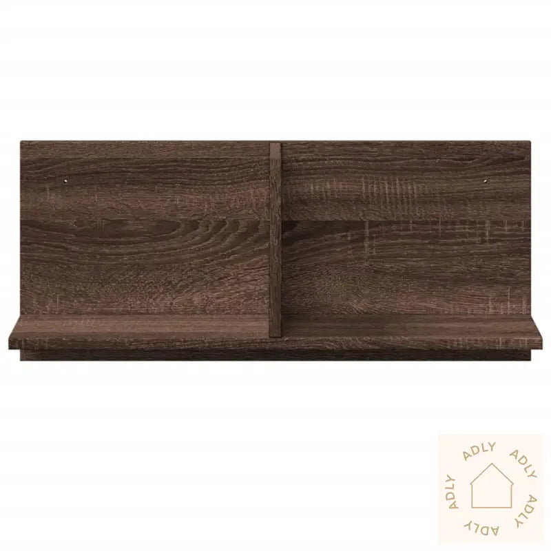 Veggskap 70X16,5X30 Cm Brun Eik Konstruert Tre