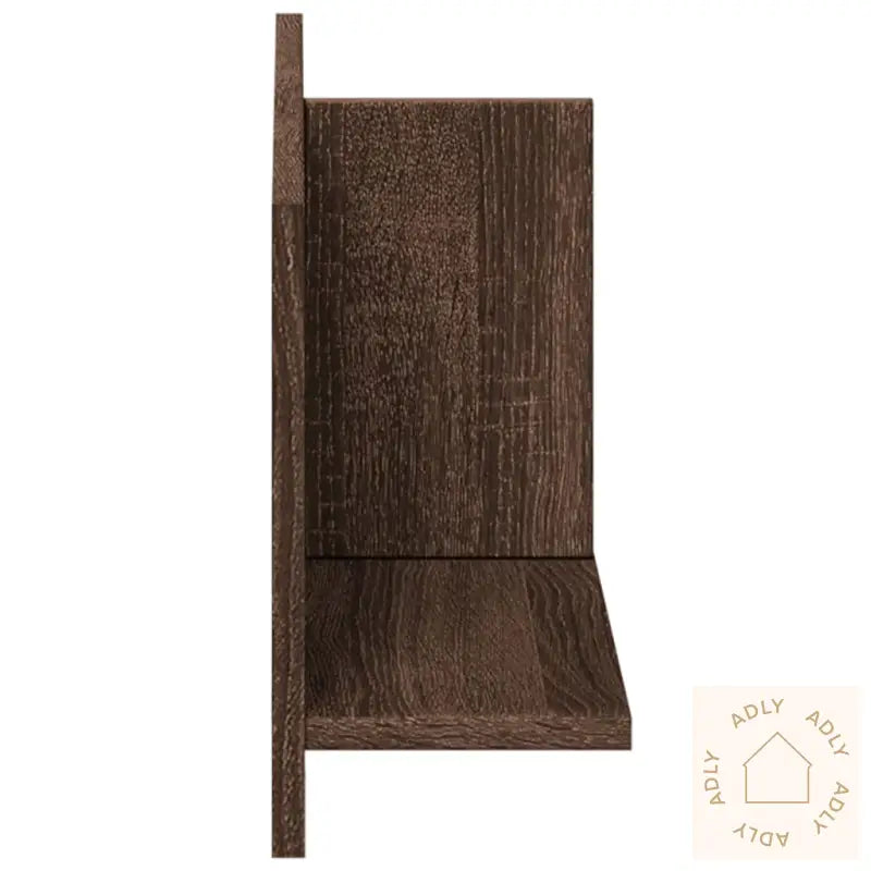 Veggskap 70X16,5X30 Cm Brun Eik Konstruert Tre