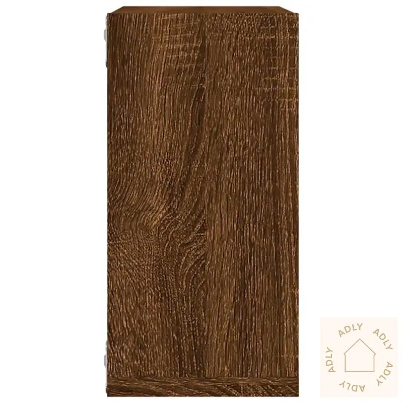 Vegghyller Kubeformet 2 Stk Brun Eik 30X15X30 Cm