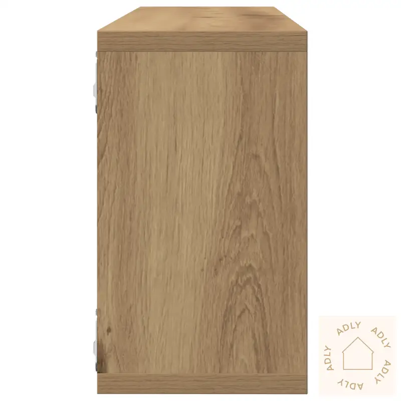 Vegghyller 4 Stk Artisan Eik 80X15X26 Cm Laget Av Tre