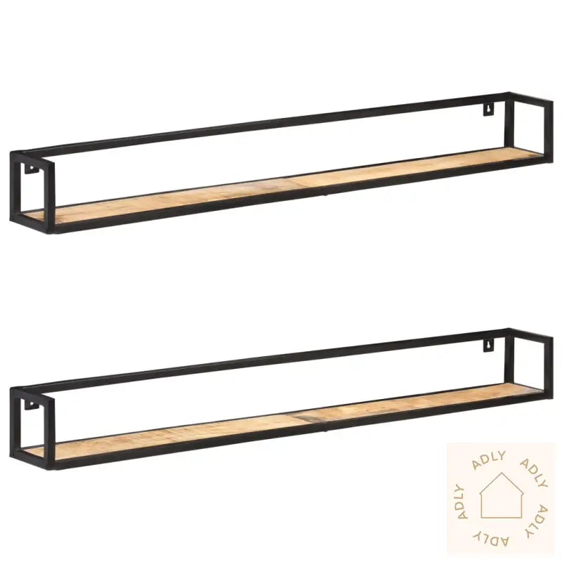 Vegghyller 2 Stk 160 Cm Grov Heltre Mango