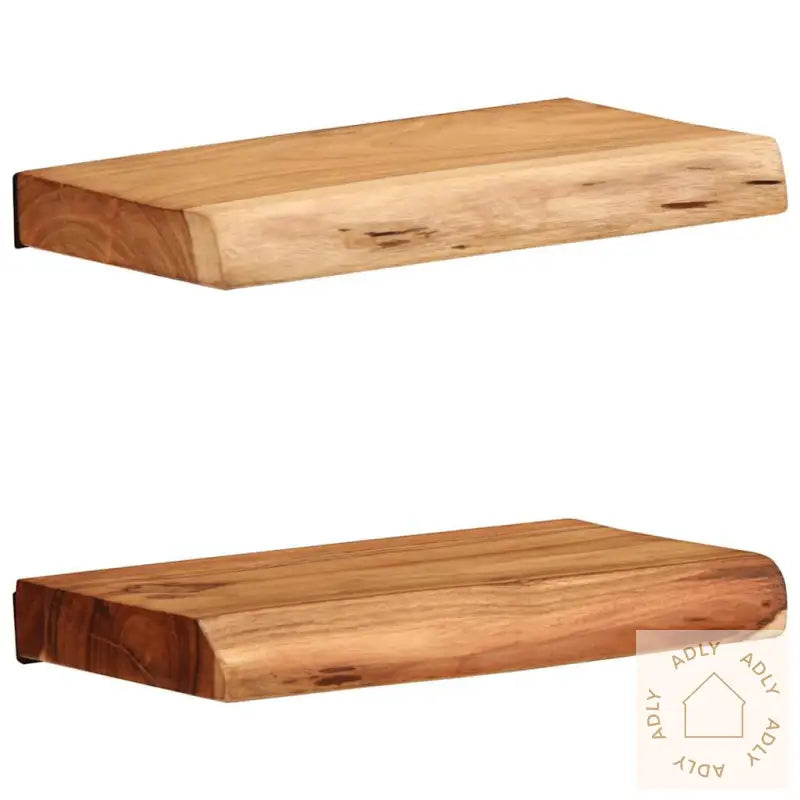 Vegghyller 2 Stk 30X20X3,5 Cm Heltre Akasie
