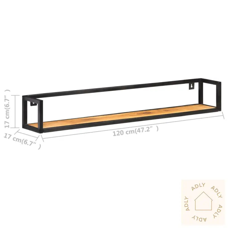 Vegghyller 2 Stk 120 Cm Heltre Akasie