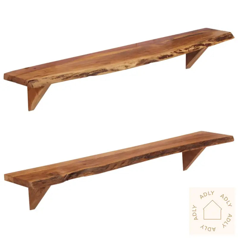 Vegghyller 2 Stk 110X20X18 Cm Heltre Akasie