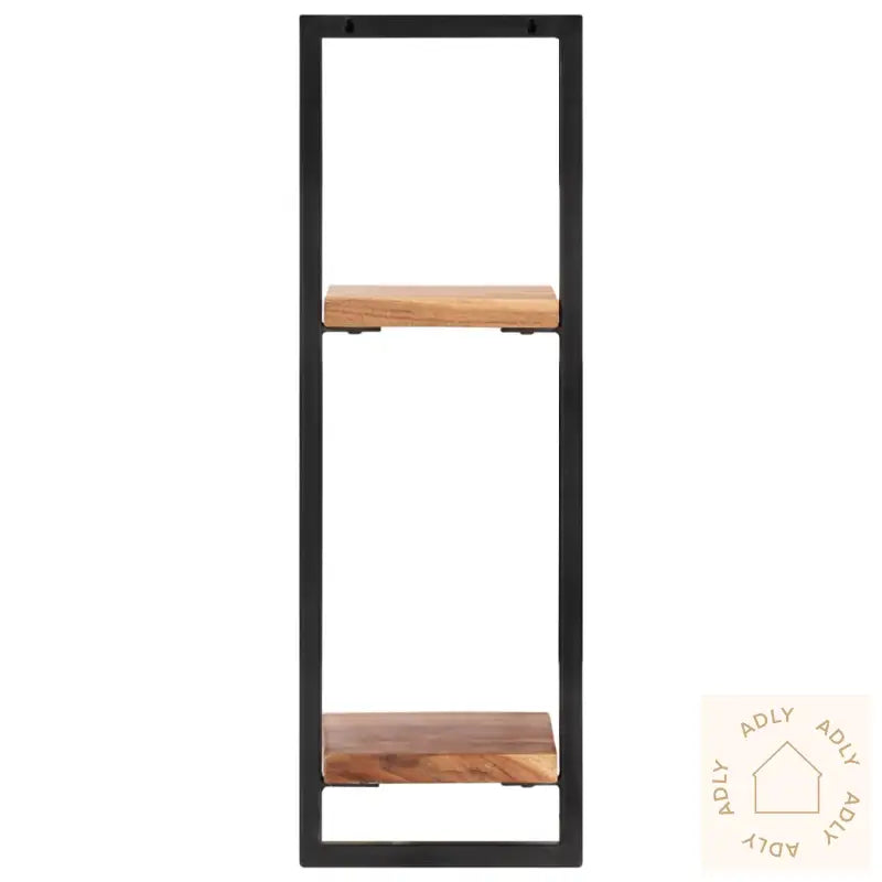 Vegghyller 2 Stk 25X25X75 Cm Heltre Akasie Og Stål