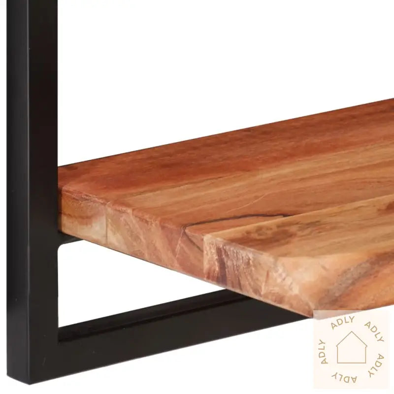 Vegghyller 2 Stk 100X24X35 Cm Heltre Akasie Og Stål