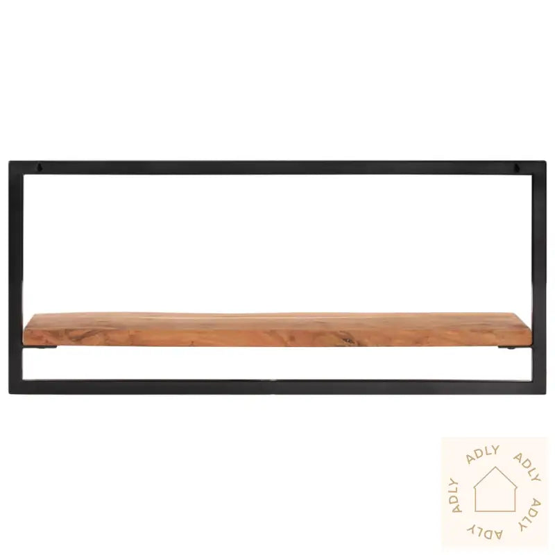 Vegghyller 2 Stk 80X25X35 Cm Heltre Akasie Og Stål