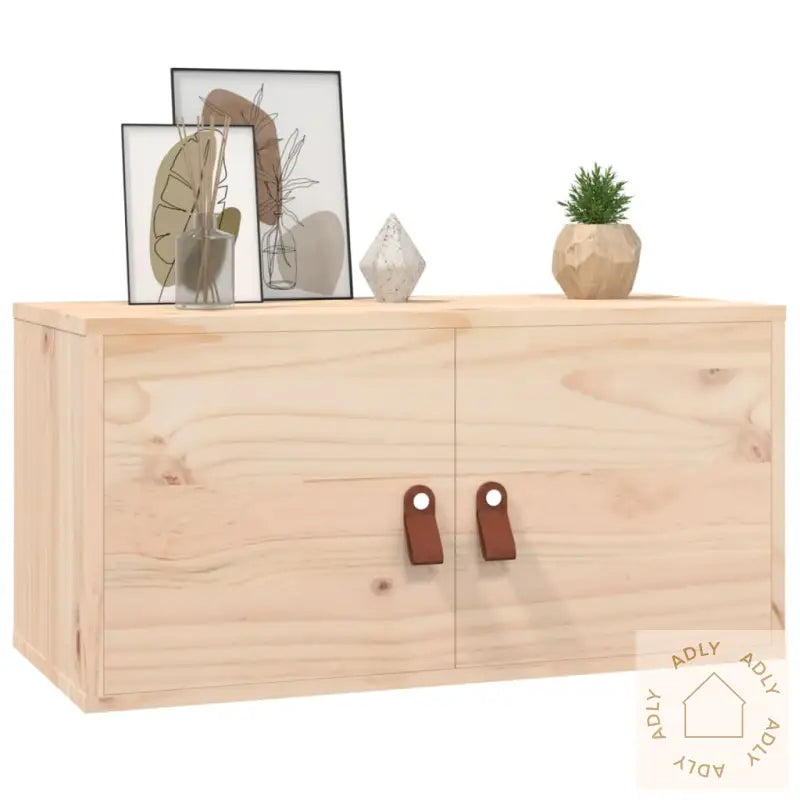 Veggskap 2 Stk 60X30X30 Cm Heltre Furu