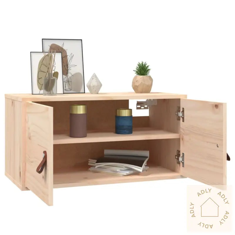 Veggskap 2 Stk 60X30X30 Cm Heltre Furu