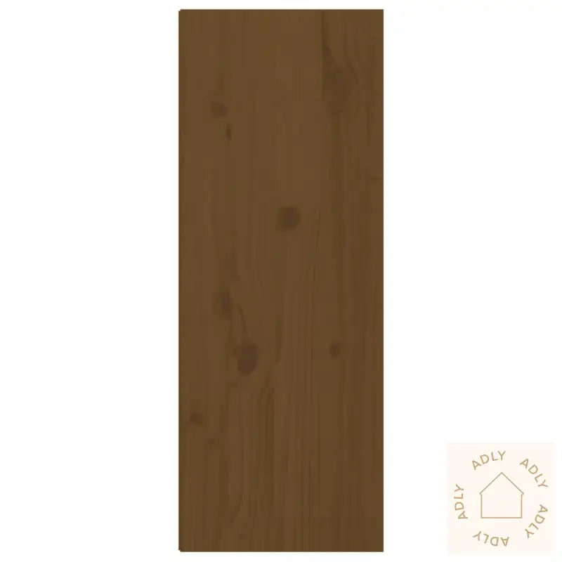 Veggskap 2 Stk Honningbrun 30X30X80 Cm Heltre Furu
