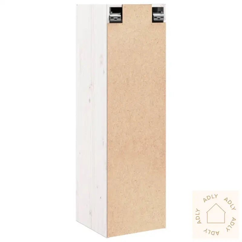 Veggskap 2 Stk Hvit 30X30X100 Cm Heltre Furu