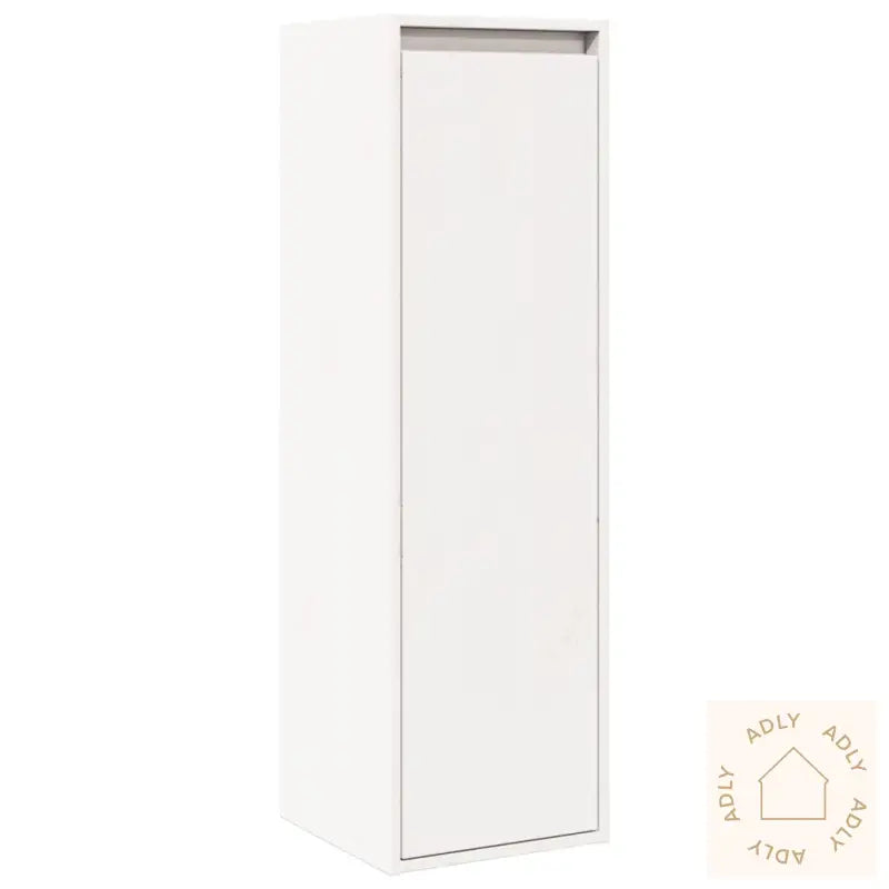 Veggskap 2 Stk Hvit 30X30X100 Cm Heltre Furu