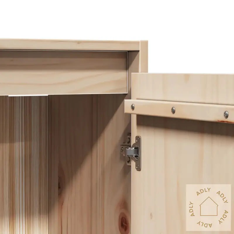 Veggskap 2 Stk 30X30X100 Cm Heltre Furu