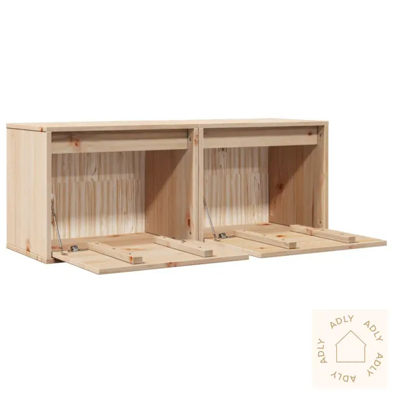 Veggskap 2 Stk 45X30X35 Cm Heltre Furu