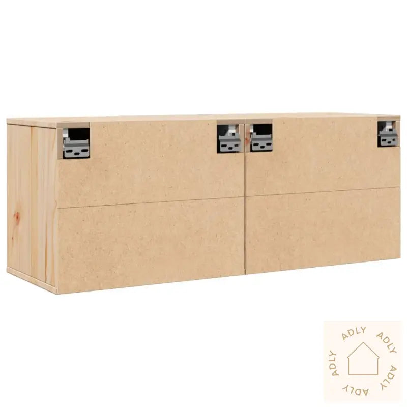 Veggskap 2 Stk 45X30X35 Cm Heltre Furu