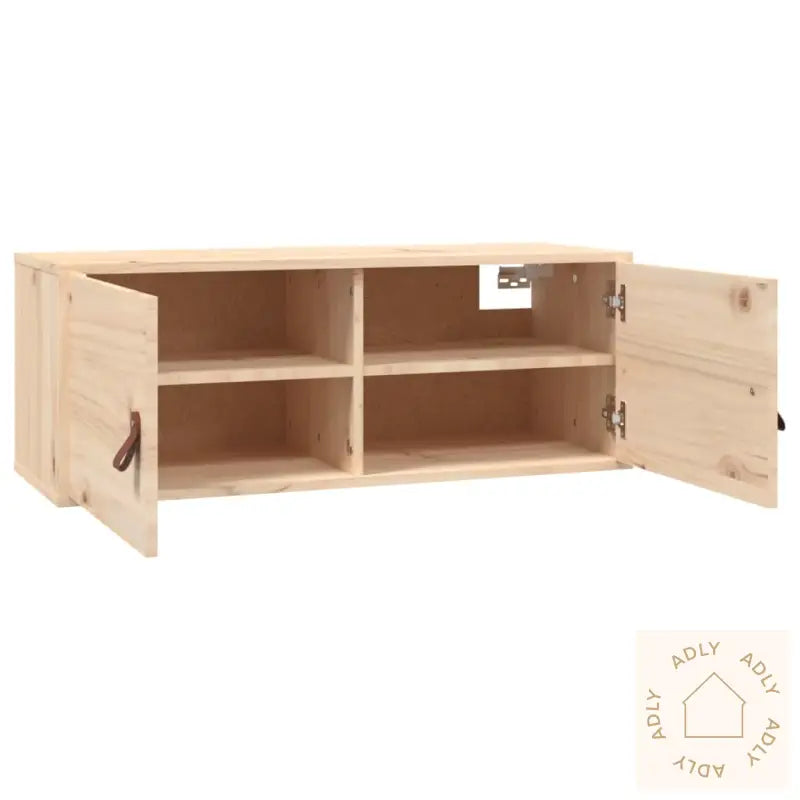 Veggskap 2 Stk 80X30X30 Cm Heltre Furu