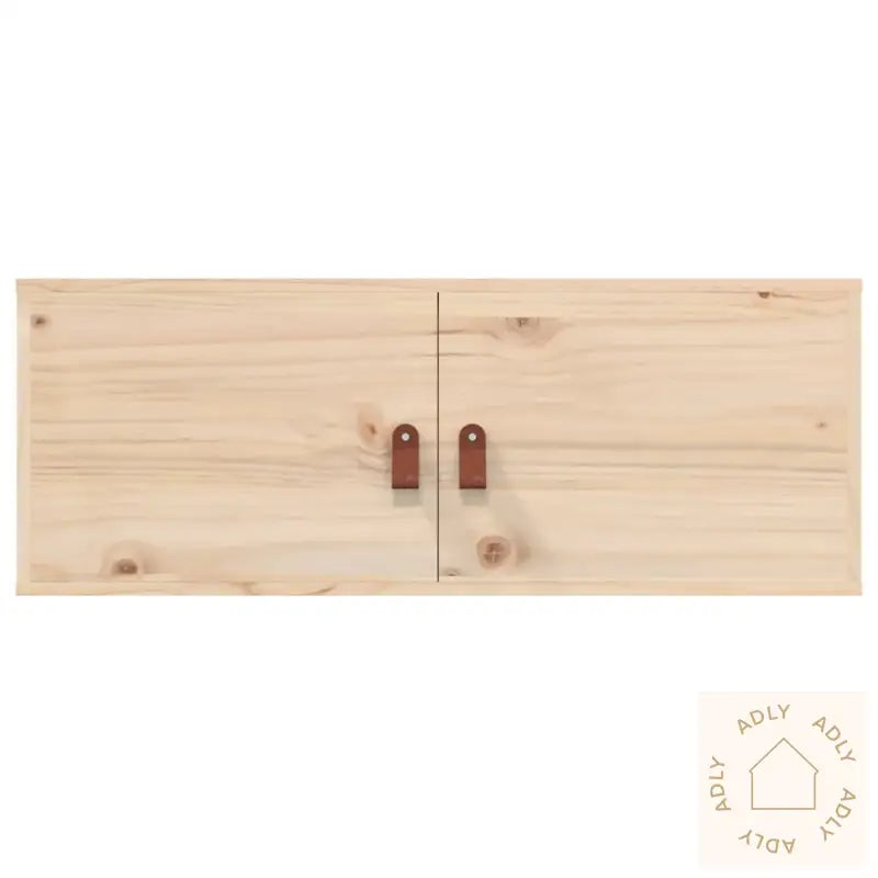 Veggskap 2 Stk 80X30X30 Cm Heltre Furu