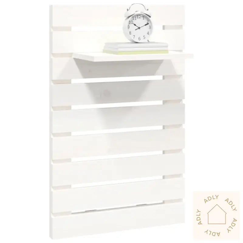 Vegghyller 2 Stk Hvid Heltre Furu
