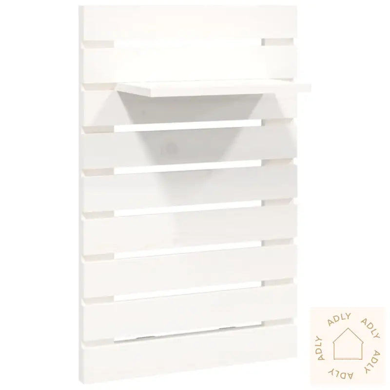 Vegghyller 2 Stk Hvid Heltre Furu