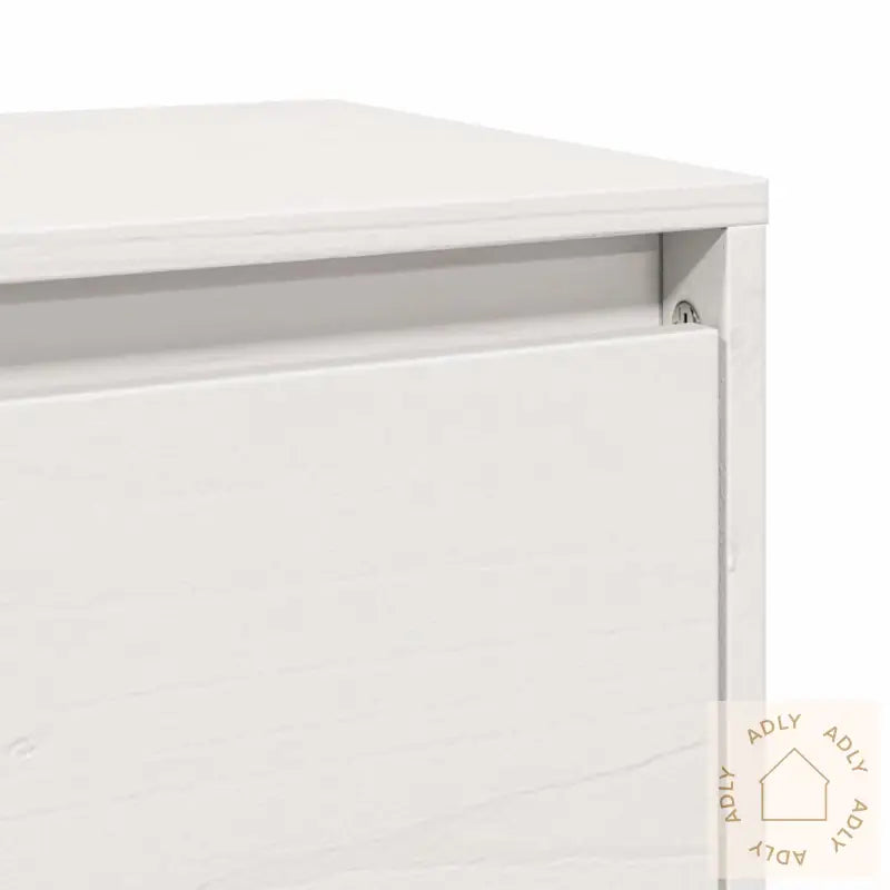 Veggskap 2 Stk Hvit 100X30X35 Cm Heltre Furu