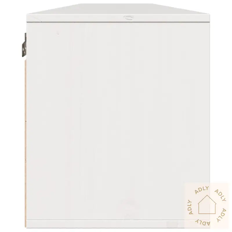 Veggskap 2 Stk Hvit 100X30X35 Cm Heltre Furu