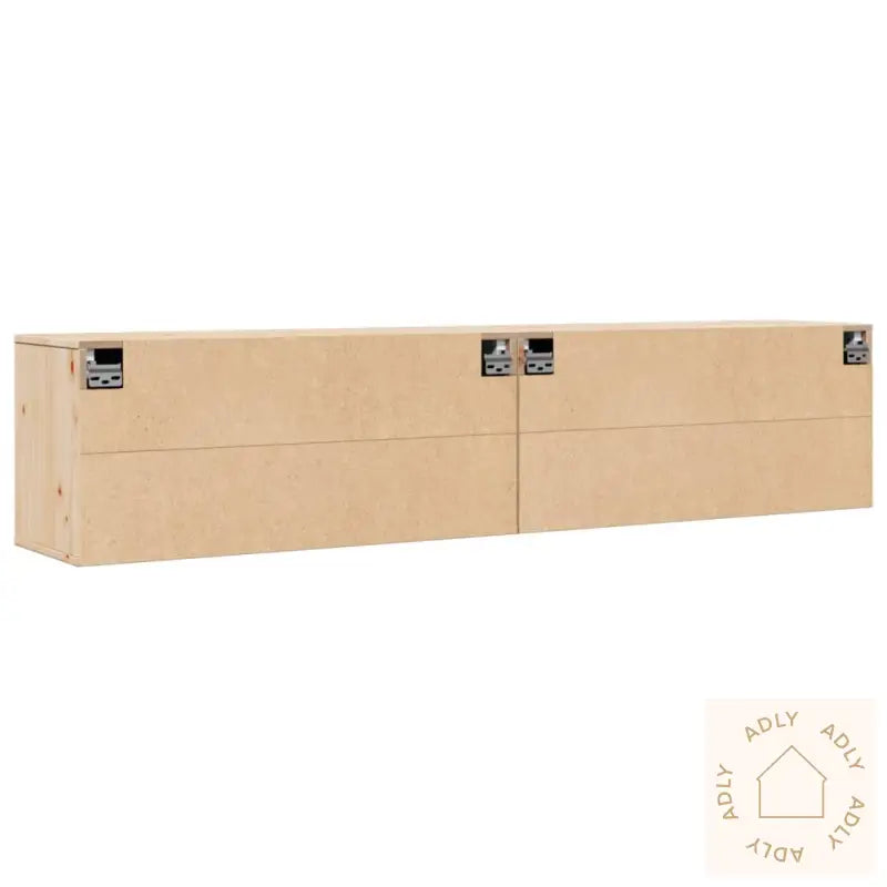 Veggskap 2 Stk 80X30X35 Cm Heltre Furu