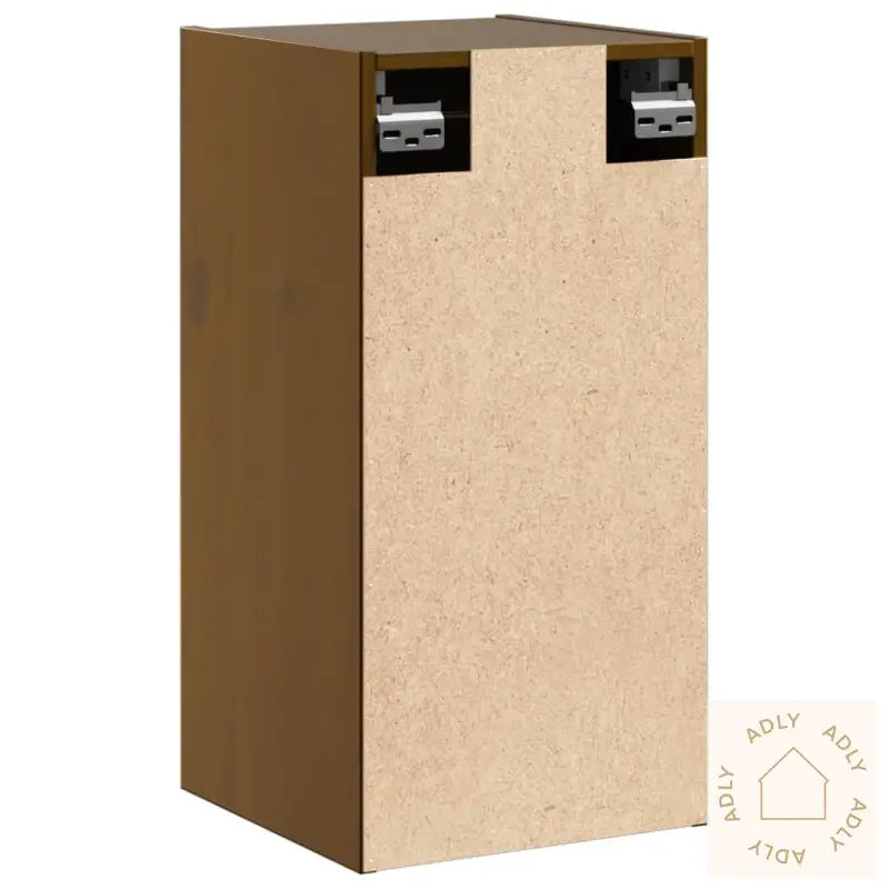 Veggskap 2 Stk Honningbrun 30X30X60 Cm Heltre Furu