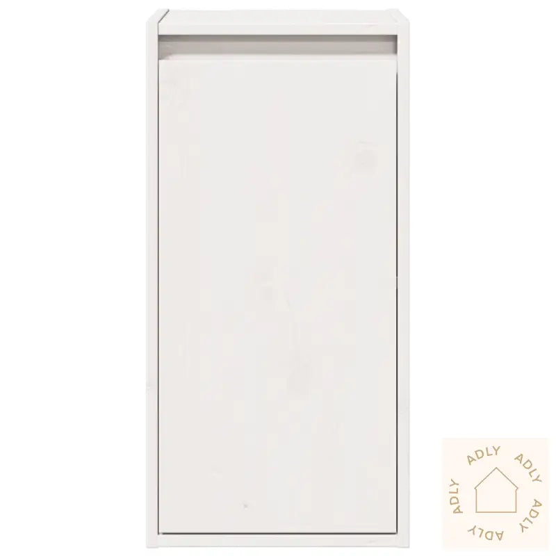 Veggskap 2 Stk Hvit 30X30X60 Cm Heltre Furu