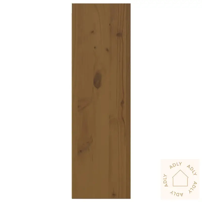 Veggskap 2 Stk Honningbrun 30X30X100 Cm Heltre Furu