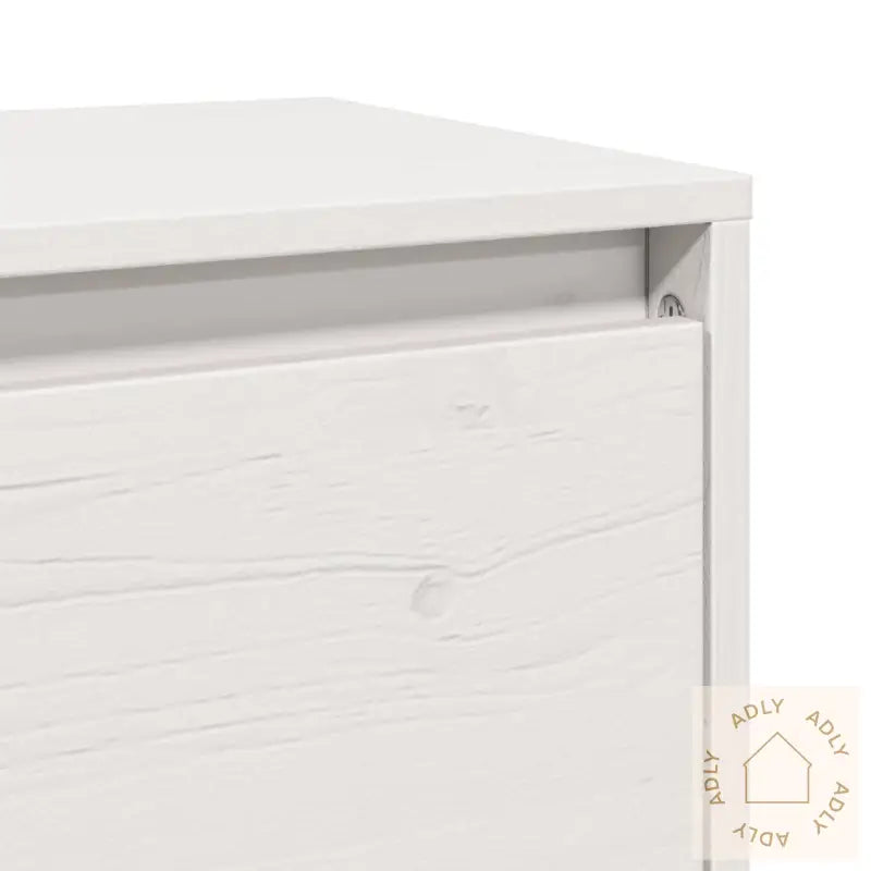 Veggskap 2 Stk Hvit 45X30X35 Cm Heltre Furu