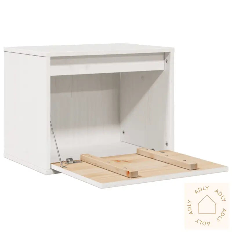 Veggskap Hvit 45X30X35 Cm Heltre Furu