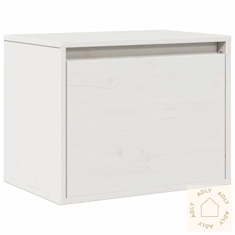 Veggskap Hvit 45X30X35 Cm Heltre Furu