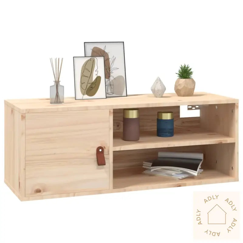 Veggskap 2 Stk 80X30X30 Cm Heltre Furu