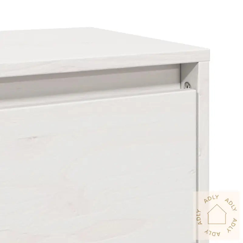 Veggskap 2 Stk Hvit 80X30X35 Cm Heltre Furu