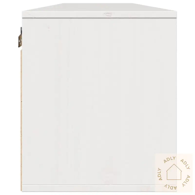 Veggskap 2 Stk Hvit 80X30X35 Cm Heltre Furu