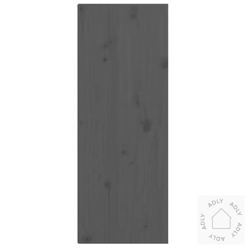 Veggskap 2 Stk Grå 30X30X80 Cm Heltre Furu