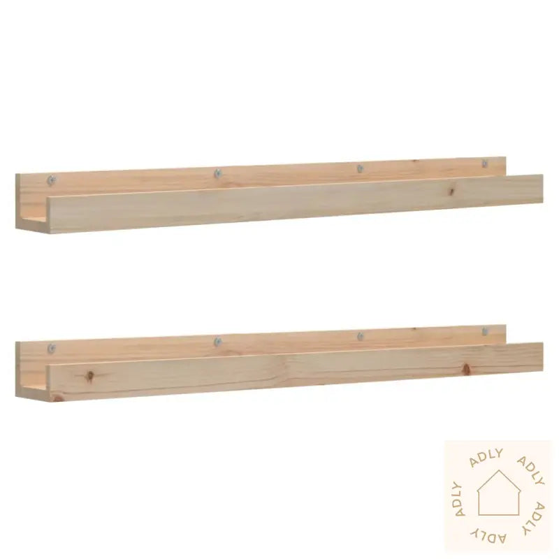 Vegghyller 2 Stk 110X12X9 Cm Heltre Furu